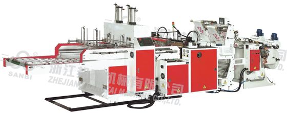 中国 フル オートマチック機械 230 - 250 PC/分を作る熱い切断 LDPE の T シャツ袋 サプライヤー